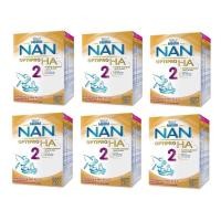ราคา [ยกลัง] NAN2, NAN Optipro HA 2 700 g. x6 boxes, แนน อ็อฟติโปร เอชเอ สูตร 2 ขนาด 700 กรัม x 6 กล่อง (5843121827)