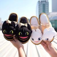 ราคา รองเท้าใส่ในบ้าน พื้นบาง Toothless เขี้ยวกุด & Light Fury เพลิงนวล Golden มังกรเขี้ยวกุด How to train your Dragon (15212074795)