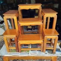 ราคา ฺBy Nontawat โต๊ะหมู่บูชา หน้า5หมู่7 สีเหลืองน้ำมัน (1386958731)