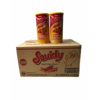 ราคา SQUIDY BAKED SQUID Hot&Spicy, 脆皮鱿鱼 สควิดดี้ ปลาหมึกกรอบ รส เผ็ดสะเด็ด 90g กระป๋องใหญ่ สีเหลืองแดง 1ลัง/จำนวน 12 กระป๋อง (15004752649)