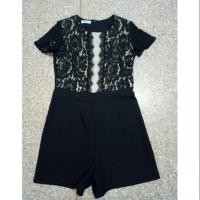 ราคา จั๊มสูทกางเกงขาสั้น ช่วงบนแต่งลูกไม้ งานป้ายmatinee มือสอง (1003834000)