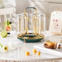 ราคา ชั้นวางแก้วน้ำ ชั้นวางแก้วน้ำแบบคว่ำหน้าสำหรับบ้าน พร้อมถาดรองแก้วน้ำ ชั้นวางแก้วน้ำแบบสร้างสรรค์ (26059921820)