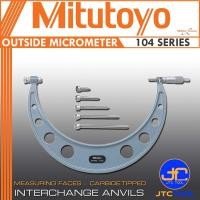ราคา Mitutoyo ไมโครมิเตอร์วัดนอกแบบอนาล็อก เปลี่ยนระยะปากวัดได้ ขนาด รุ่น 104 - Outside Micrometers with Interchangeable (7080704274)