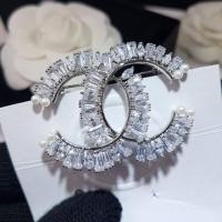ราคา (สินค้าพร้อมส่ง กดสั่งได้เลยค่ะ) เข็มกลัด CC เพชร CZ แต่งสลับหลาก cutting แต่งมุกปลาย ขนาด 4*5 (2698388899)