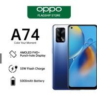 ราคา OPPO A74 RAM 6GB / ROM 128GB สมาร์ทโฟน หน้าจอขนาด 6.43 นิ้ว แบตเตอรี่ 5,000 mAh (19071612320)