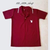 ราคา เสื้อโปโล สีเลือดหมู (45599016)