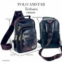 ราคา POLO AMSTAR กระเป๋าสะพายข้างผู้ชาย (52552176080)