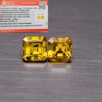 ราคา พลอยบุษราคัมสีน้ำทองบางกะจะ รูปสี่เหลี่ยม (Yellow Sapphire) หนัก 0.63 กะรัต พลอยแท้ ขุดค้นพบที่บ่อบางกะจะ จ.จันทบุรี พร้ (26869166408)