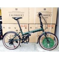 ราคา จักรยานพับ Rover สายเลือดอังกฤษ วินเทจสุดๆ เฟรมอลูมิเนียม คอปรับระดับได้ เกียร์ Shimano 7spds. (10594025113)