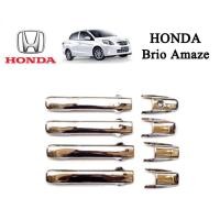 ราคา ครอบมือจับประตู Honda Brio Amaze ชุบโครเมี่ยม (2281082151)