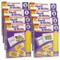 ราคา Evan-Moor Skill Sharpeners - Spell And Write PreK/Grade K/Grade 1/Grade 2/Grade3,Activity book (5270822471)