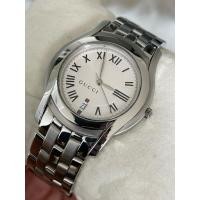 ราคา GUCCI 5500M 34 mm White Dial Swiss Quartz Steel Swiss Watch (48351658573)