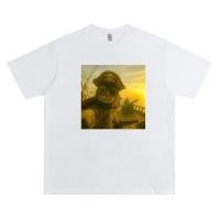 ราคา 2026 Pirates of the Caribbean Cat Fun เสื้อยืดแขนสั้นฤดูร้อนผ้าฝ้ายแท้ครึ่งแขนอินเทรนด์ Niche Design น่ารักผู้ชายผู้หญิง COD FGHR (57553074660)