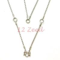 ราคา สร้อยคอห้อยพระ 3 องค์มีหลัง (4 องค์) สแตนเลส ลายผ่าหวายยาว ขนาด 1.8 มิล สแตนเลสแท้ 100% สร้อยสวมคอ เครื่องประดับ (40454482079)