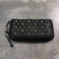 ราคา กระเป๋าสตางค์ใบยาวสีดำ Jimmy Choo หนังแท้ (41326415461)