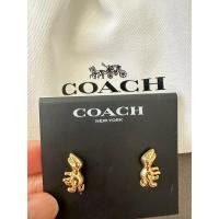 ราคา ต่างหู COACH แท้ 100% มือ 1 อะไหล่ทองฝังเพชร ไปพร้อมถุงผ้าใส่เก็บ (24375855799)