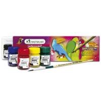 ราคา สีโปสเตอร์ ชุดจิตรกรน้อย Masterart 6สี แถมพู่กัน/จานสี (25900566292)