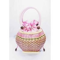 ราคา รหัสสินค้า KP045 กระเป๋าสานทรงฟักทองงาน Hand-made (2797109400)
