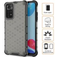 ราคา Armor Honeycomb Case Xiaomi RedMi Note 11 - 11S - Cover Hard Soft Casing Black Black Black PC TPU (24801811829)