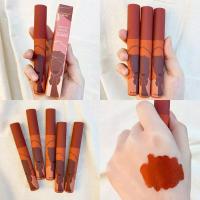 ราคา Han Polly Art Gallery Matte Lip Glaze Soft Matte Mousse Velvet Whitening Lip Gloss Lip Mud Plain Whitening Lipstick (41577448065)