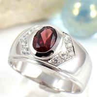 ราคา SKJewelryFactory แหวนเงินแท้ 92.5% ฝังพลอยโกเมนแท้ MR00570-GAN (5363491377)