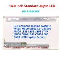 ราคา เปลี่ยน Toshiba Satellite M465 M500 M503 L510 M505 M506 L525 L552 C805 L745 M800 C840 L840 C640 L600 C600 L700 หน้าจอแล็ปท็อป (44120884599)