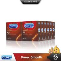 ราคา Durex Smooth ถุงยางอนามัย ใหญ่พิเศษ สำหรับคนแพ้ง่าย ขนาด 56 มม. บรรจุ 12 กล่อง (24 ชิ้น) (314149288)