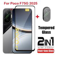 ราคา ป้องกันหน้าจอสําหรับ Xiaomi Poco F7 Poco F 7 PocoF7 Turbo 4 Pro 4Pro 5G 2025 คลุมทั้งหมดกระจกนิรภัยใส HD ป้องกัน Anti Scratch ฟิล์ม (44305600758)