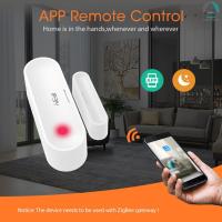 ราคา ☀[ready stock]☀NEO ZigBee Door Sensor Tuya APP Control Door Window Opening Security Alarm Sensor Magnetic Switch Wireless Detector Smart Home (7737026769)