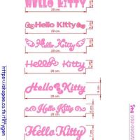 ราคา สติ๊กเกอร์คิตตี้ Hellokitty สติ๊กเกอร์คิตตี้ สติ๊กเกอร์ติดรถ สีไม่ซีด กันน้ำ (2190247302)