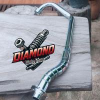 ราคา คอท่อโซนิค คอท่อลาย SONIC ปลาย3รู ใส่ปลายท่อเดิมได้ คอท่อแต่ง คอท่อเลส (42055201522)