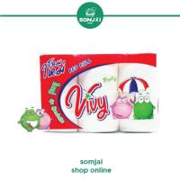 ราคา Vivy (วีวี่) กระดาษทิชชูม้วน Vivy red roll แพ็ค 6 ม้วน (17912220643)