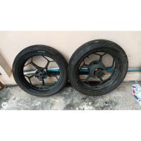 ราคา ล้อหน้า ล้อหลัง kawasaki ninja300 z300 z250 ninja250 แยกขาย ไม่มีจานเบรค2 (27241254689)