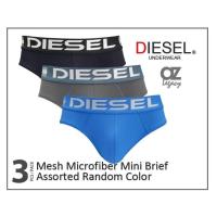 ราคา Diesel กางเกงชั้นใน ไมโครไฟเบอร์ ผ้าตาข่าย ขนาดเล็ก สําหรับผู้ชาย (DF2562MZ) (28852433473)