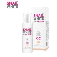ราคา CC UVA/UVB SPF 50/PA+++ สเนลไวท์ ครีมกันแดด ซีซีครีม 50ml. (16077995715)