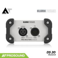 ราคา Klark Teknik DS 20 ดีไอบ๊อกส์ DI Boxes แบบ Passive 1-In / 2-Out สำหรับระบบเสียงมืออาชีพ AT Prosound (27429317062)