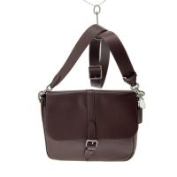 ราคา COACH shoulder bag Warner messenger Leather BRW CW215 Direct from Japan Secondhand (48104035677)