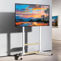 ราคา UNHO Rolling TV Floor Stand บนล้อ TV Cart สําหรับ 40-100 นิ้ว LCD LED,TV Mount พร้อมชั้นวาง, ปรับความสูงได้, โหลดสูงสุด 100KG (43573955786)