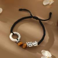 ราคา สร้อยข้อมือเงินแท้ Abao S999 เชือกสีดำ พิกเซียวิทยายุทธแบบเรโทรและมีความเก๋ไก๋ เครื่องประดับที่ไม่เหมือนใคร TAQ26.1.7 (52554305380)