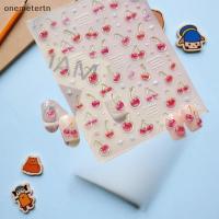 ราคา Oyr Sweet Jelly สีแดง Cherry Nail Art สติกเกอร์ Embossment สาวผู้หญิง Self กาวเล็บสติกเกอร์ปีใหม่คริสต์มาสเล็บ Decals ของขวัญ N (47753377463)