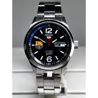 ราคา นาฬิกาข้อมือผู้ชาย SEIKO FC Barcelona Automatic รุ่น SRP301K1 ตัวเรือนและสายนาฬิกาสแตนเลส หน้าปัดสีดำ (18394226334)