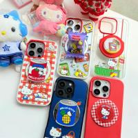ราคา griptok magsafe magsafe stand [Bubble Sao Universal] HelloKitty โทรศัพท์มือถือที่วางแม่เหล็กถุงลมนิรภัยRetractable Shock-resistant Paste Snacks Paradise (45350671871)