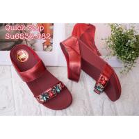 ราคา รองเท้าสุขภาพ​quick​step​พื้นนิ่มใส่สบายพื้น​สูง​1.5​นิ้ว (3879355959)