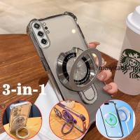 ราคา [3 in 1]เคสสําหรับSAMSUNG Note 10 plus Samsung Note 10 Proกันกระแทกกระจกขาตั้งAnti-Fallชุบเคสโทรศัพท์แบบนุ่มพร้อมตัวป้องกันเลนส์กล้องฝาหลังXXXB4 (43876693518)