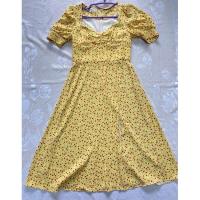 ราคา ชุดเดรสยาวสีเหลืองแบรนด์ jaspal (10840394418)