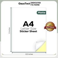 ราคา OAUSTECT สติ๊กเกอร์ A4 ขาวด้าน ผิวมัน ใบปะหน้า เหมาะสำหรับเครื่องพิมพ์เลเซอร์อิงค์เจ็ท ฯลฯ 100 แผ่น (17600663569)