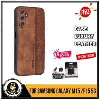 ราคา เคส Samsung A60, M15 F15 5G A15 A55 5G A13 4G A14 4G, A14 5G, A22 4G, M32 M22 Soft Case Luxury Leather Premium Leather Cover Riyanali_Shop (57400718966)