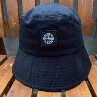 ราคา STONE ISLAND โลโก้เกาะหินหมวกบัคเก็ต - สีดํา (40655756483)