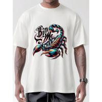 ราคา KATUN เสื้อยืดผ้าฝ้าย Unisex 220G แขนสั้น O-คอสกรีน Bite Me Scorpion Casual (45601320206)