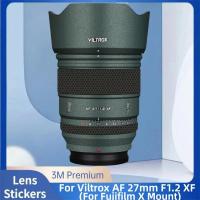 ราคา สําหรับ Viltrox AF 27 มม.F1.2 XF (สําหรับ Fujifilm X Mount) Decal ไวนิลห่อฟิล์มกล้องเลนส์สติกเกอร์ป้องกัน 27 1.2 F/1.2 27/1.2 (41624414477)